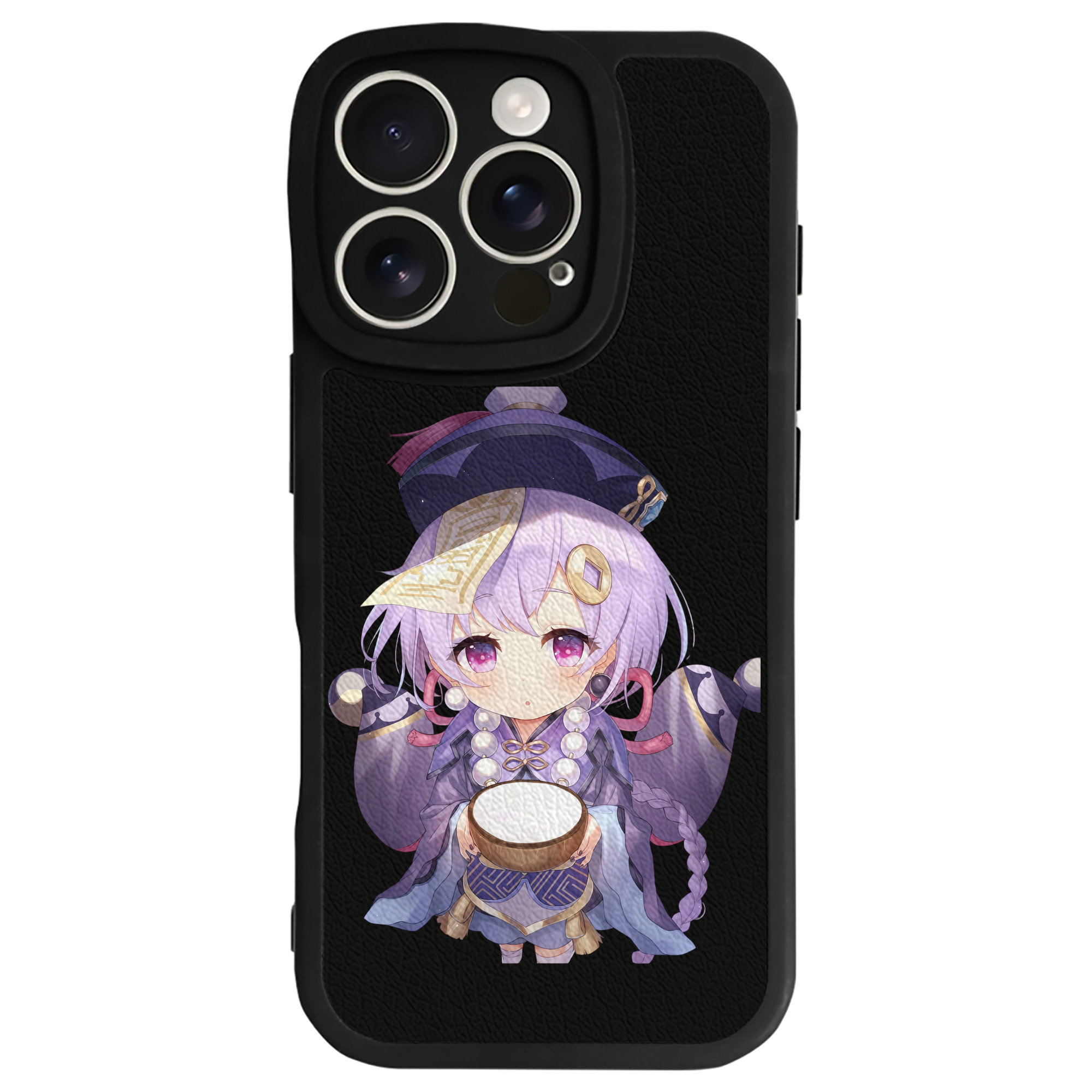 げんし神 七七 なな  genshin Nana 【iPhone 16シリーズ対応】シリコンスマホケース（レザー調） 材質：シリコン
